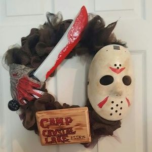 Jason Voorhees wreath