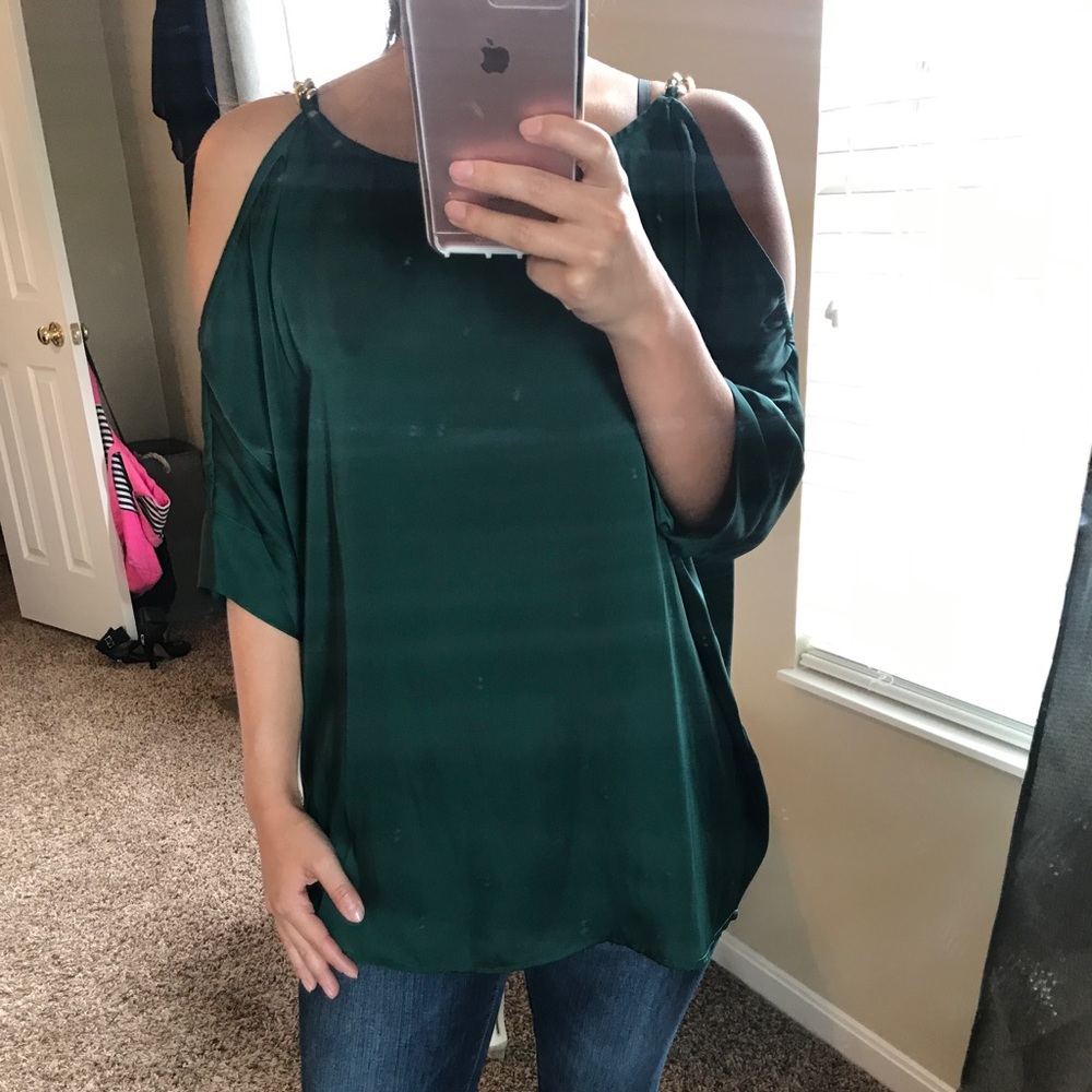 Michael Kore cold shoulder top