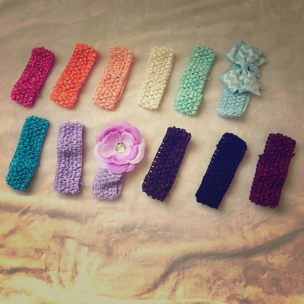 12 Crochet headbands