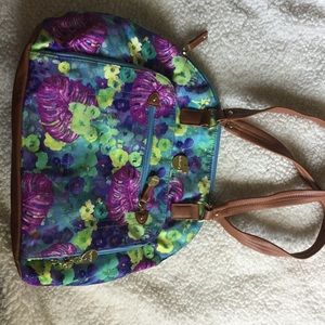 Floral mimosa bag purse