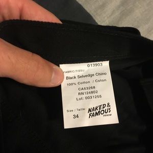 Naked and Famous Jeans
