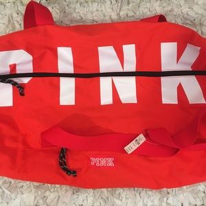 Neon Orange Gym Bag