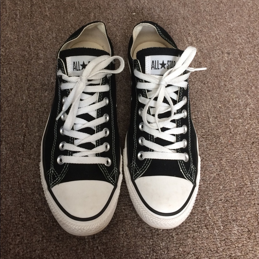 FINAL PRICE! Black Converse