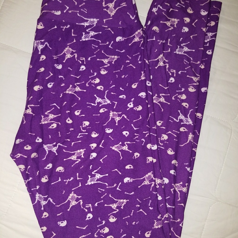 LuLaRoe Halloween OS skeleton leggings