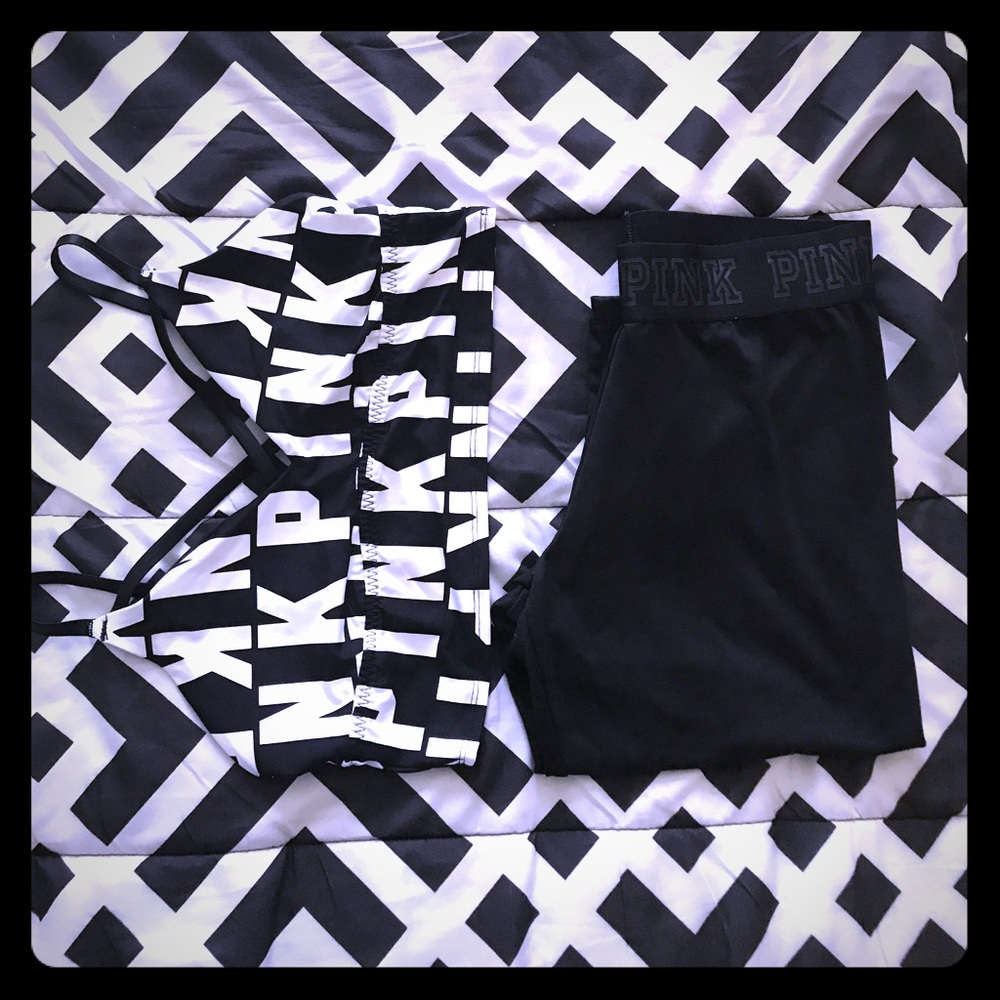 PINK 💖 Cropped Legging (1 STILL AVAILABLE!!)