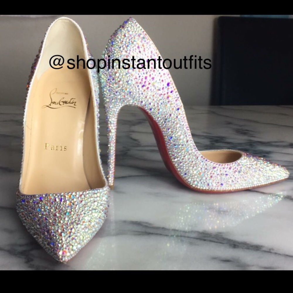 Louboutins stressed so Kate 36.5 crystal AB