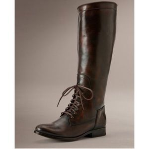 Frye✨ Melissa Lace-Up Riding Boots