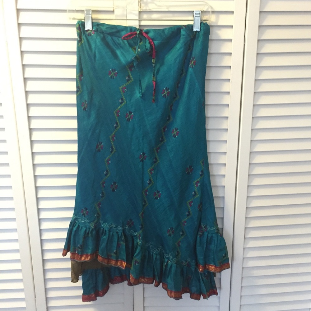 🌟Clearout Sale Silk Ruffled Skirt