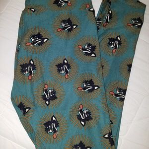 LuLaRoe Felix the cat OS leggings
