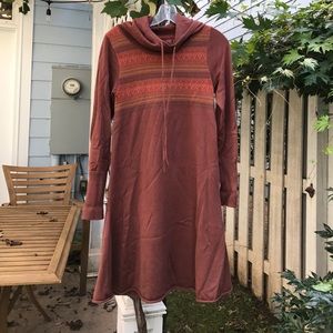 Prana Hooded Sweater Dress