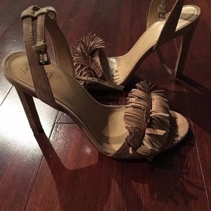 Banana Republic Honey fringe Suede heeled sandal