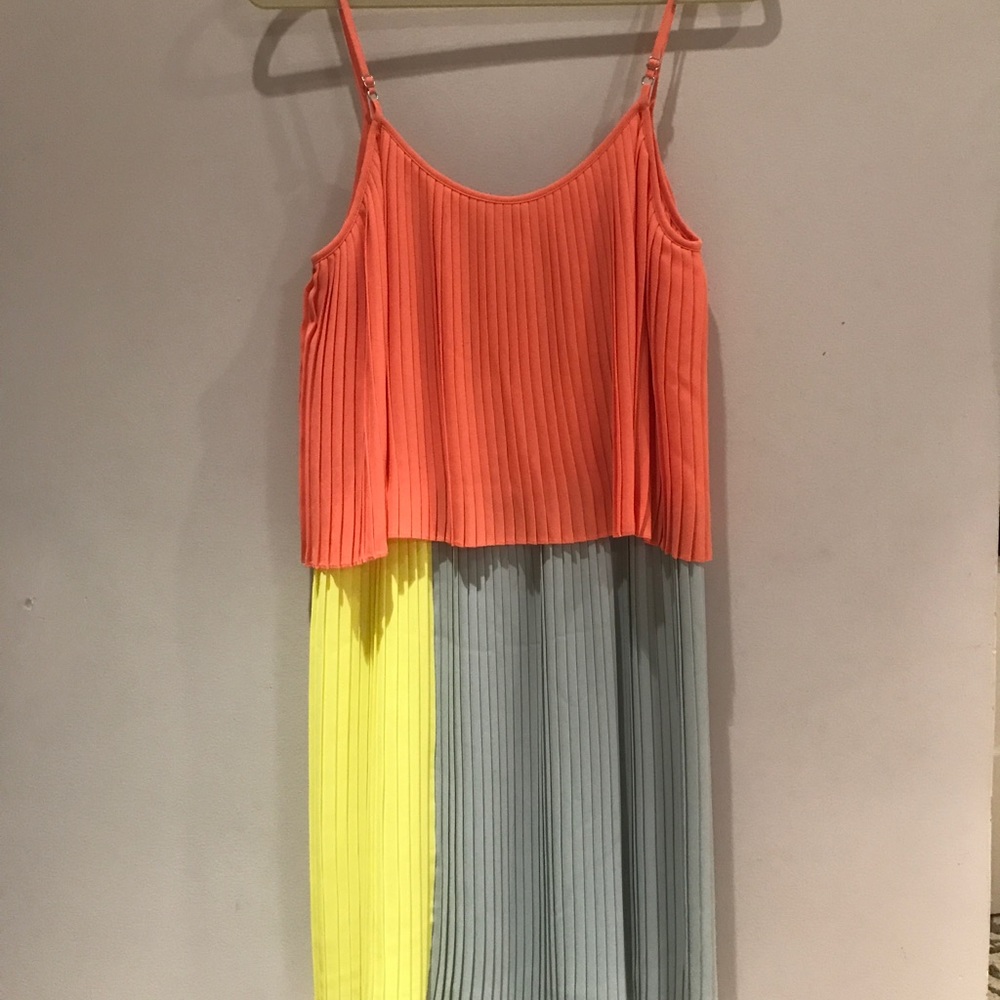 NWT Parker two tiered color block dress - Picture 5 of 5