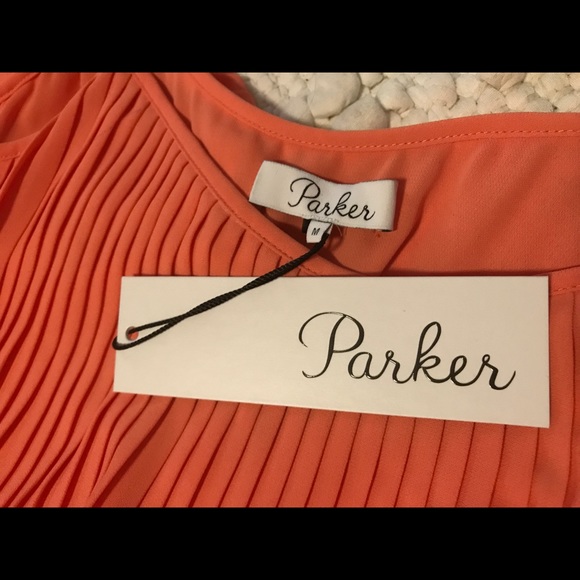 NWT Parker two tiered color block dress - Picture 4 of 5