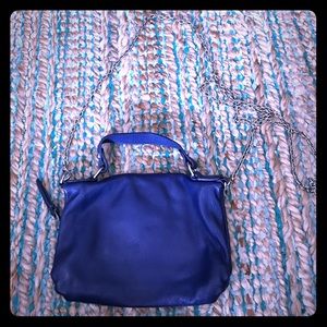 Authentic HOBO small cross body purse - blueberry