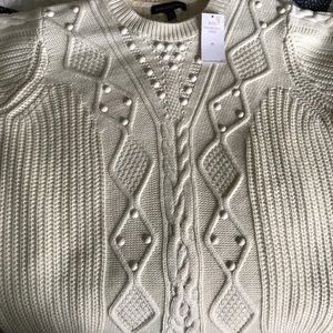Banana Republic beaded crew neck.