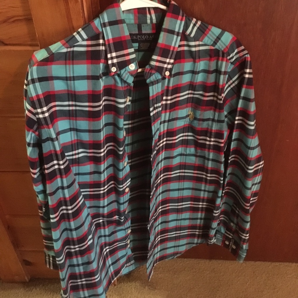 U.S Polo Association button down collared shirt