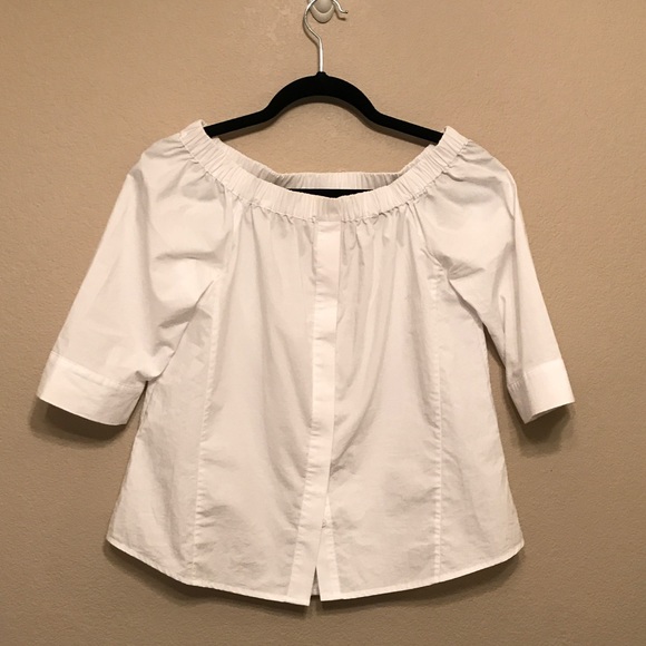 Whistles white off shoulder top US 2 - Picture 1 of 4