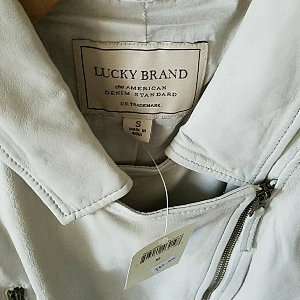 LUCKY BRAND • Lambskin vest - Picture 2 of 8