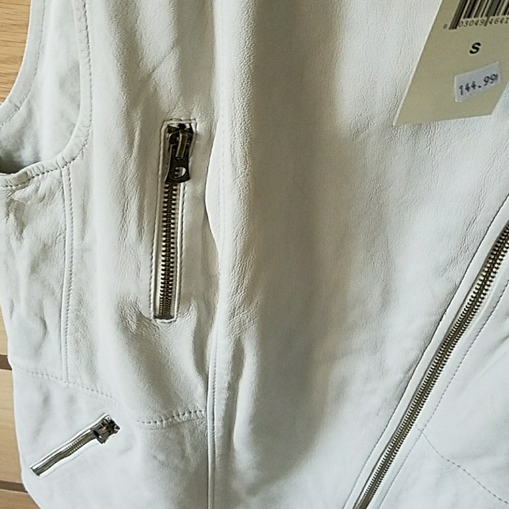 LUCKY BRAND • Lambskin vest - Picture 3 of 8