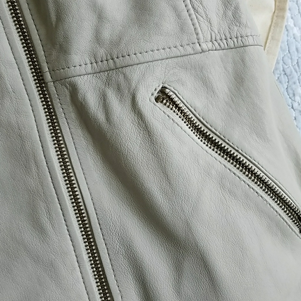 LUCKY BRAND • Lambskin vest - Picture 6 of 8