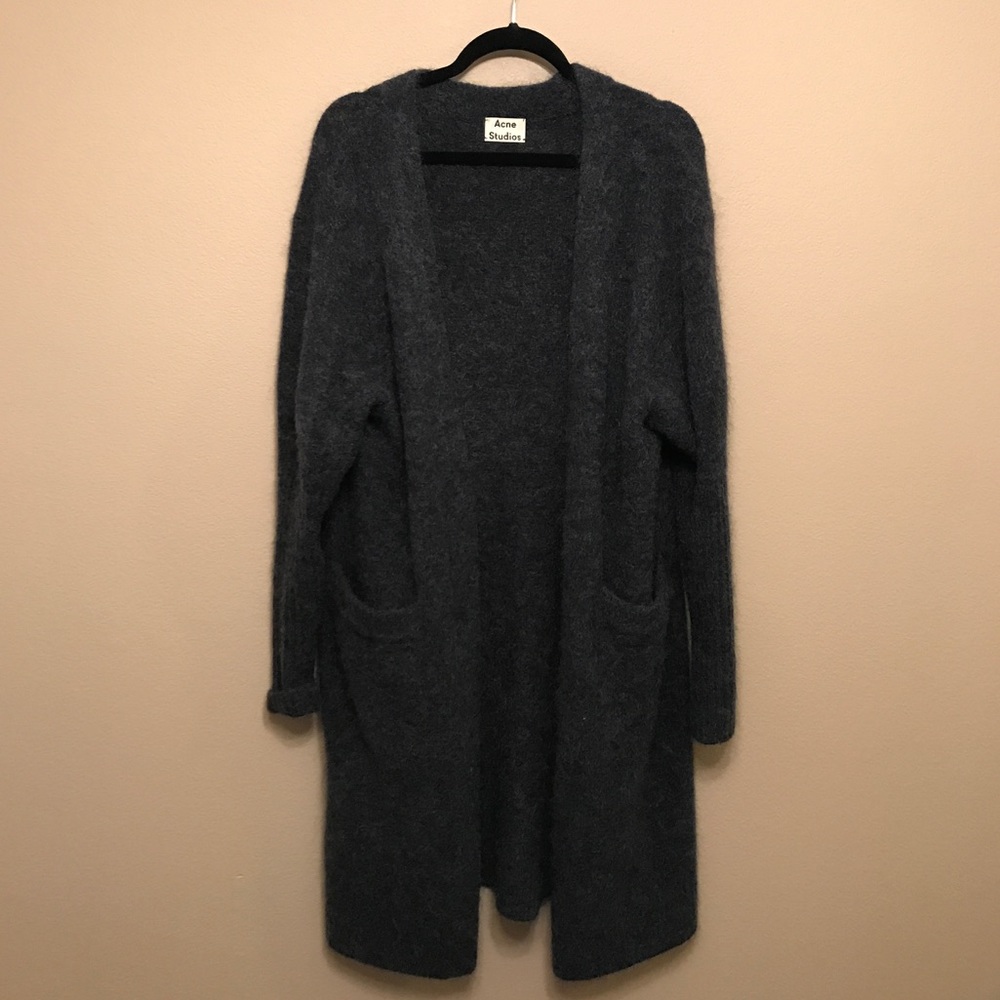Acne Studios Raya Mohair Cardigan Size S