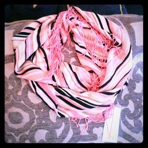 New Banana Republic Striped Knit Skinny Scarf!
