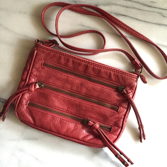 Arizona Jean Company Handbags - Arizona Jean Company Red Crossbody Purse Bag