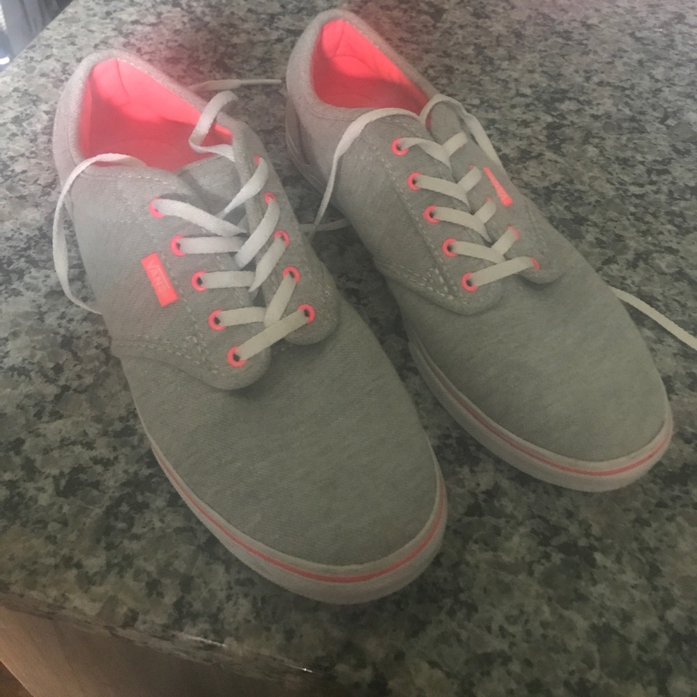 Pink and Grey Vans