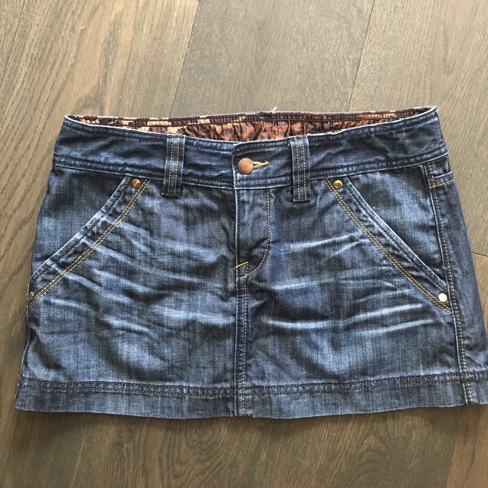 Express jean skirt size 6