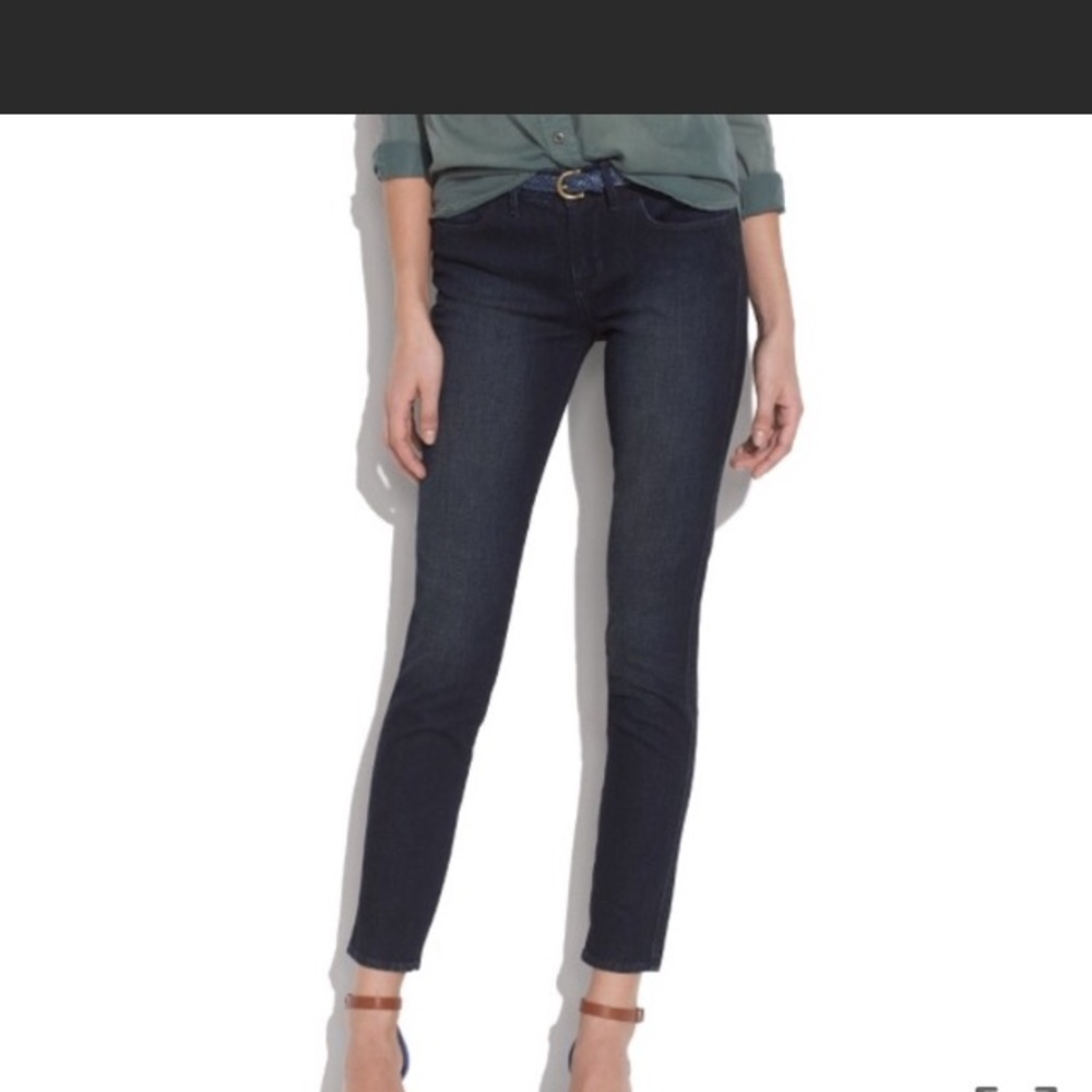 Madewell skinny skinny ankle jeans
