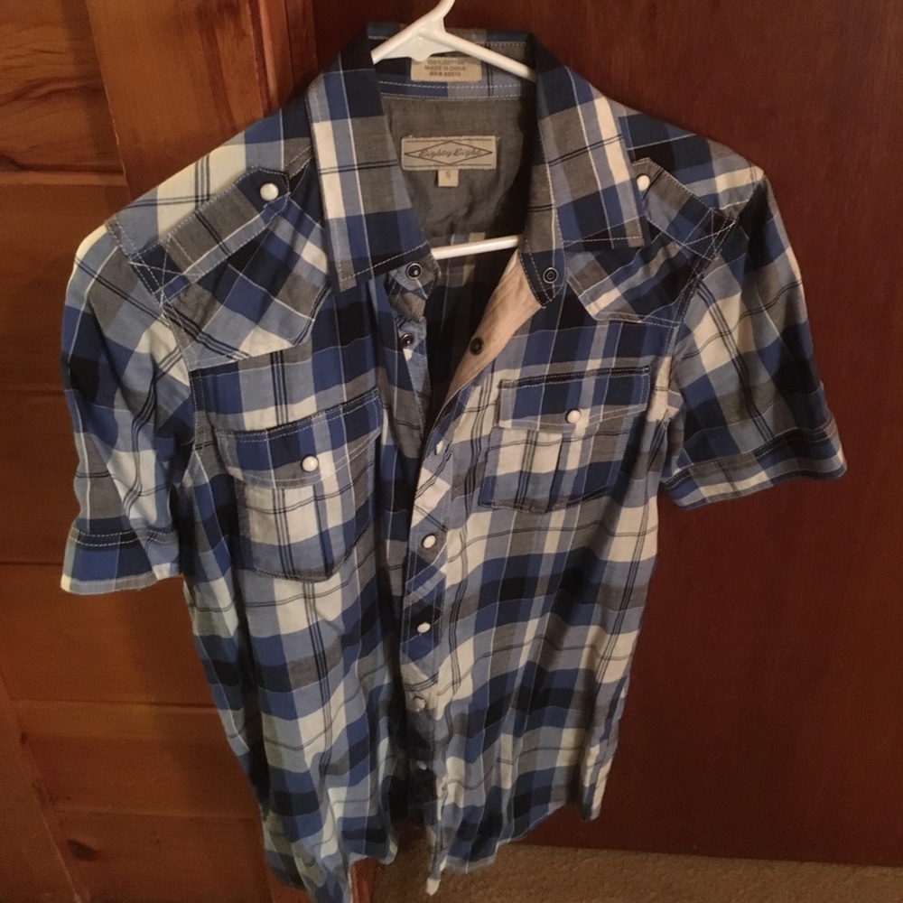Eighty Eight button down short sleeved shirt