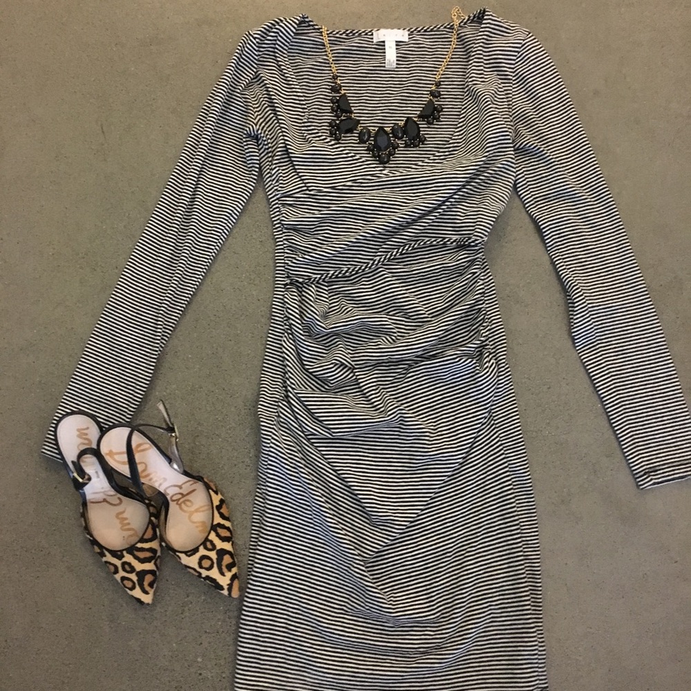 Leith striped dress