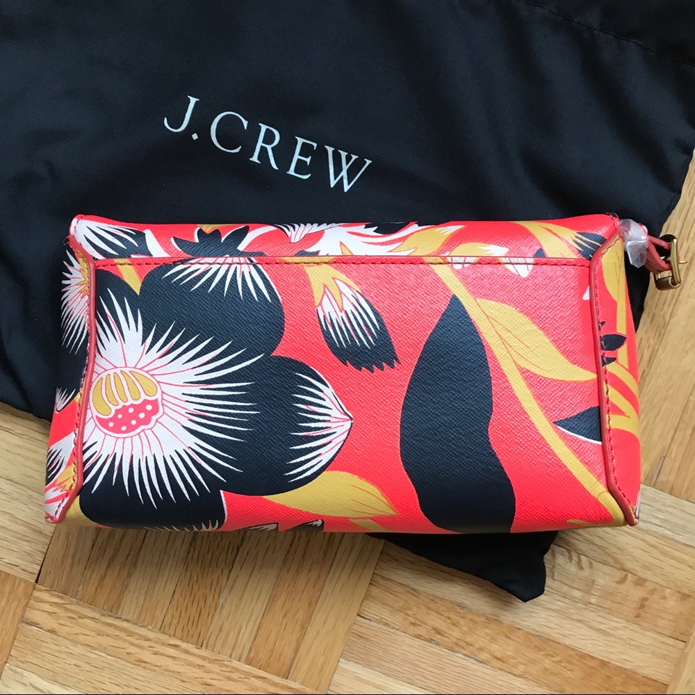 ๐HP๐ J. Crew Hibiscus Print Crossbody Bag - Picture 2 of 8