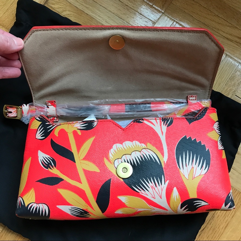 ๐HP๐ J. Crew Hibiscus Print Crossbody Bag - Picture 5 of 8