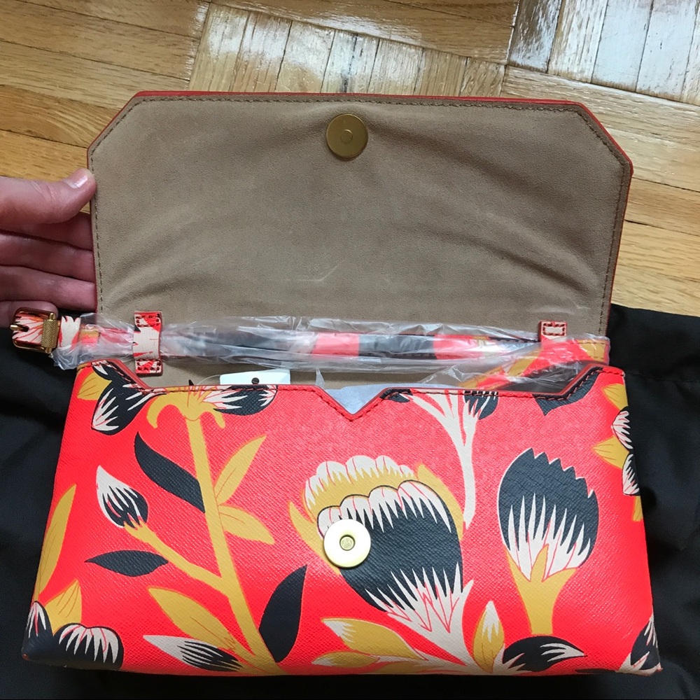 ๐HP๐ J. Crew Hibiscus Print Crossbody Bag - Picture 6 of 8