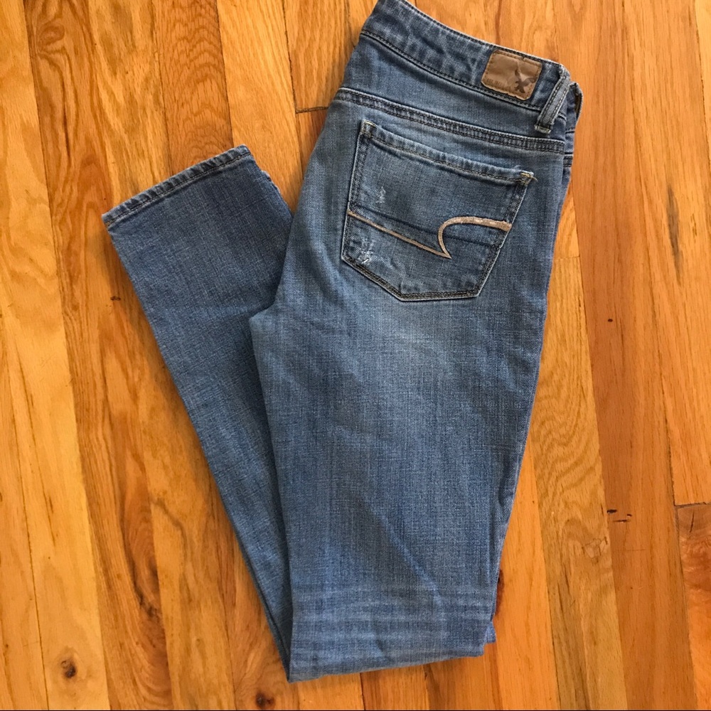 American Eagle Distressed Skinny Jeans