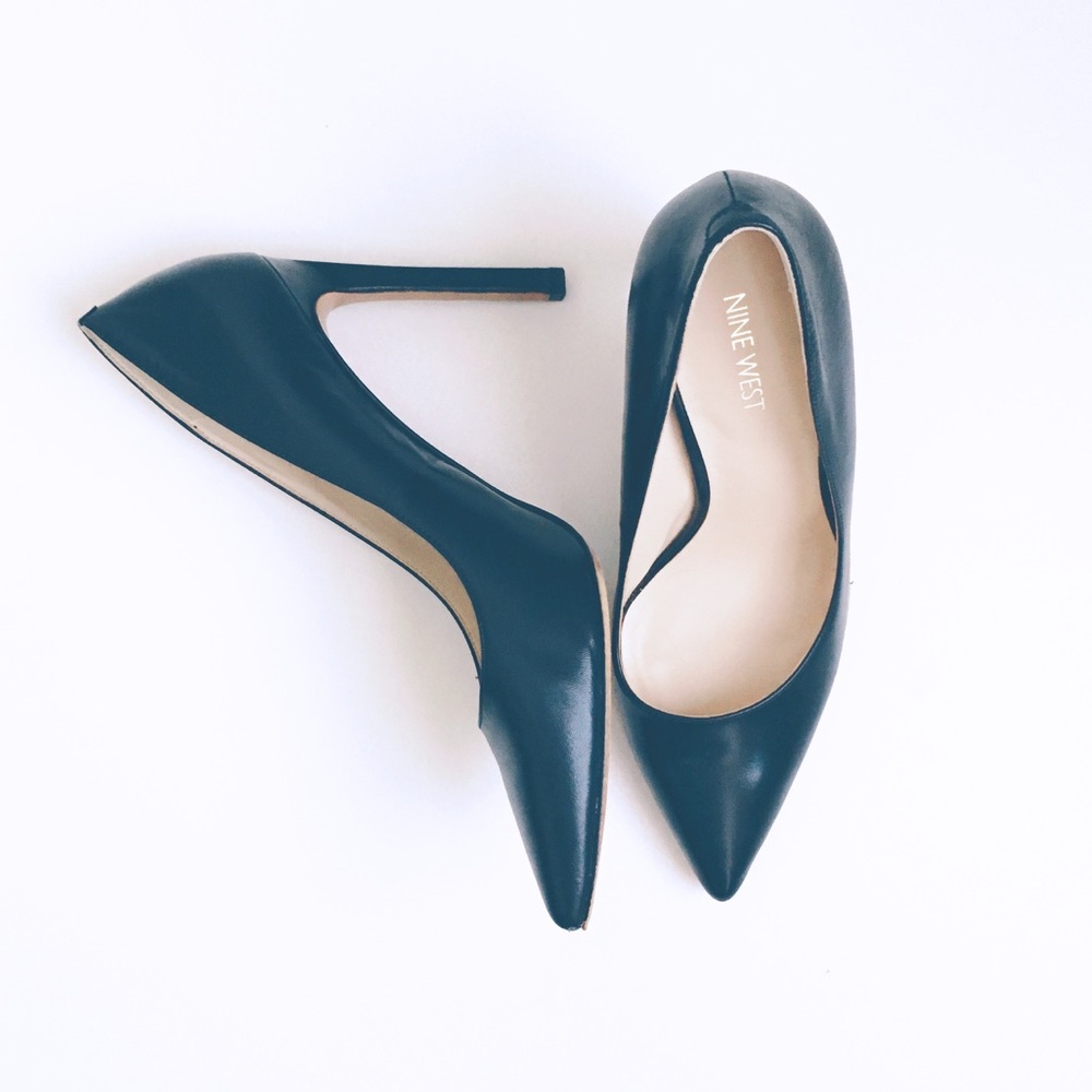 Black heels.