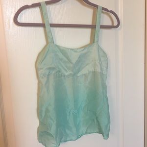 🔮 5 for $25/ 6 for $29 Ombré mint silk tank