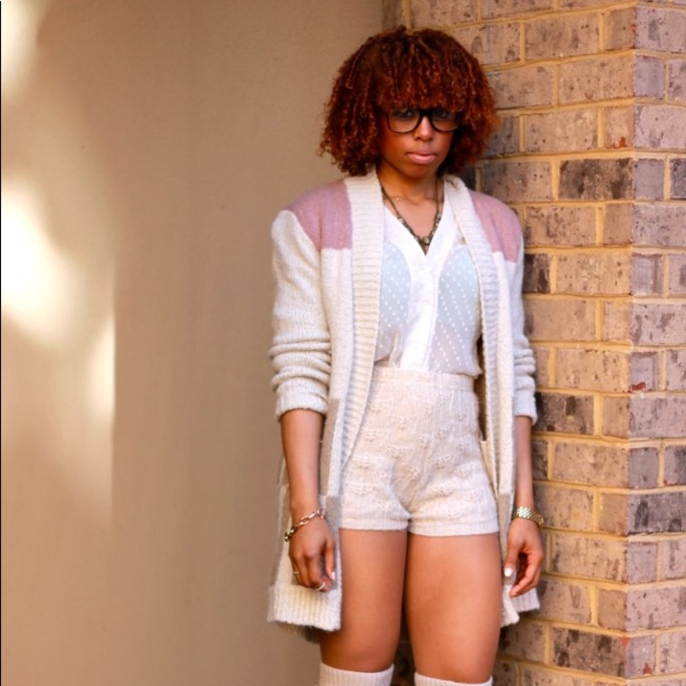 Urban Outfitters Sparkle & Fade knit shorts