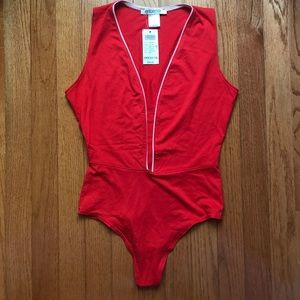 Plunging v-cut bodysuit 💲offers welcomed!