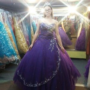 Purple Sweet 16/Quinceanera Dress