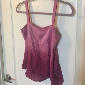 🔮 5 for $25/ 6 for $29 Ombré pink silk tank