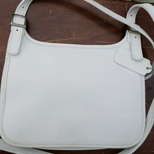 White coach bag