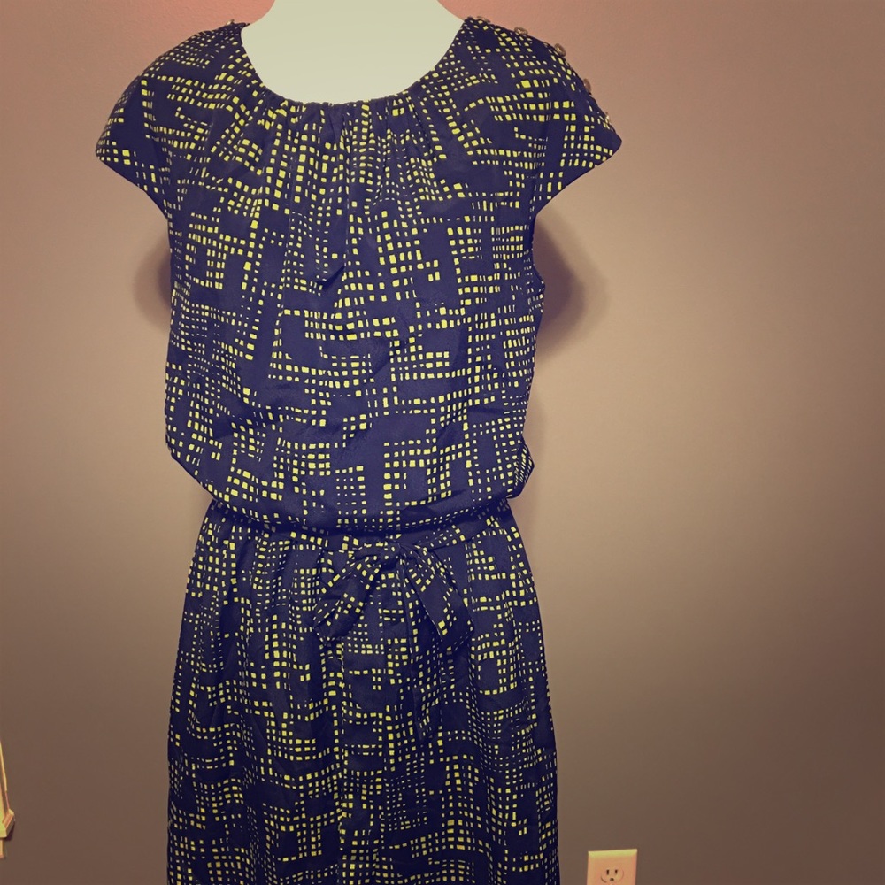 Guess geometric print dress