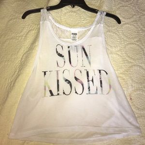 "Sun Kissed" PINK tank
