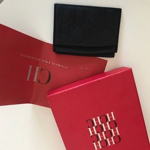 CAROLINA HERRERA - MEN COIN & CARD WALLET