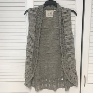 Anthropologie Angel of the North sweater vest S