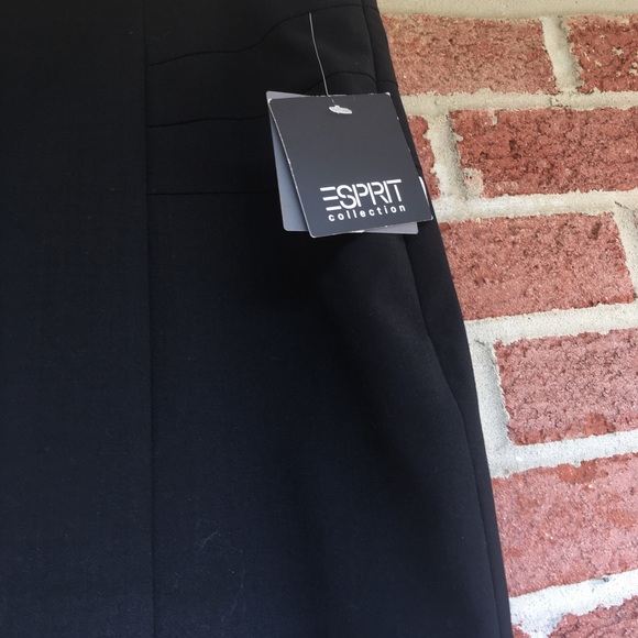 NWT ESPRIT Black Pencil Skirt Size 14 - Picture 4 of 6