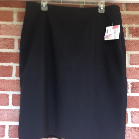 NWT ESPRIT Black Pencil Skirt Size 14 - Picture 2 of 6