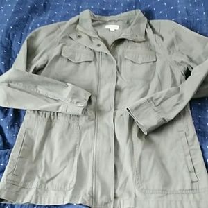 Ladies utility jacket, L, green, merona!